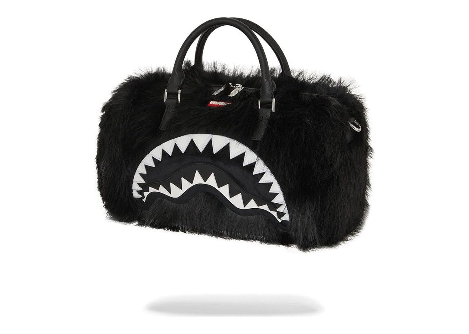 Sprayground Fur Cray Black Mini Duffle Black - görsel 3