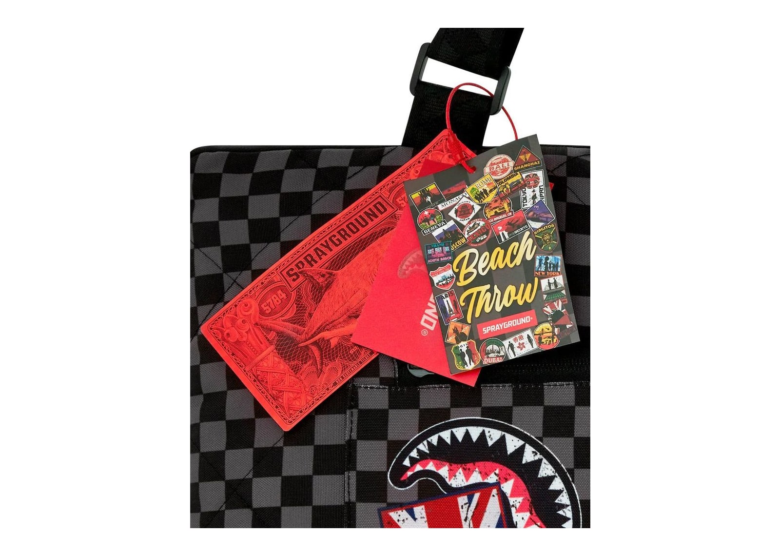 Sprayground Global Mogul Beach Throw Black - görsel 10