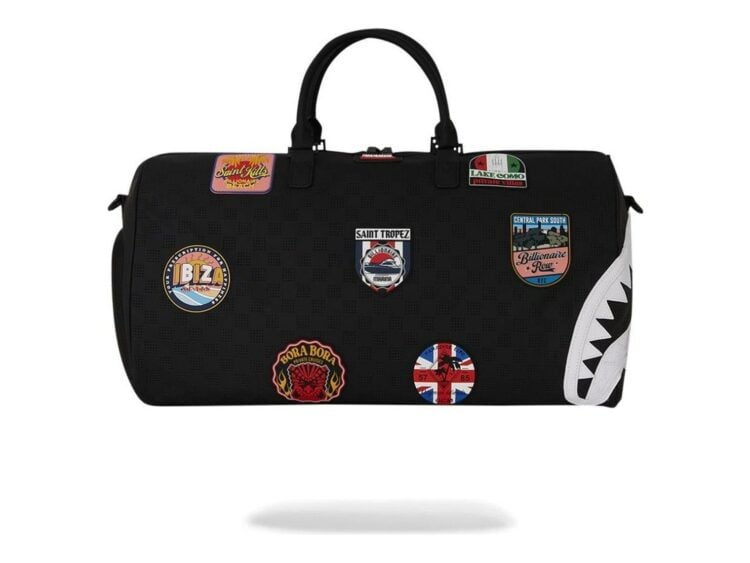 Sprayground Global Mogul Billionaire Duffle Black