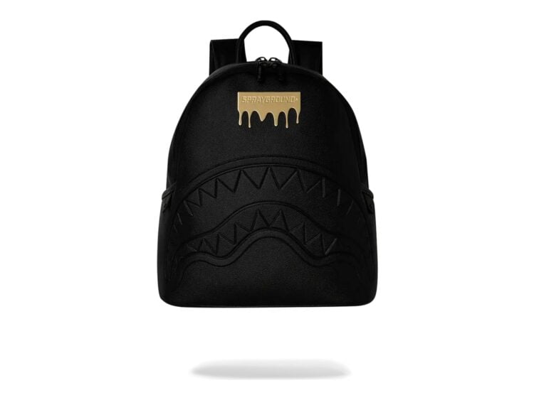 Sprayground Gold Brick Drip Savage Backpack