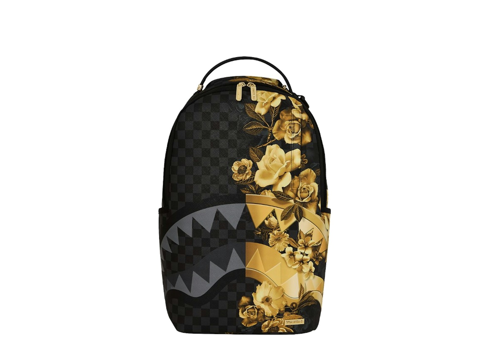 Sprayground Gold Floral Remix Backpack Black/Gold