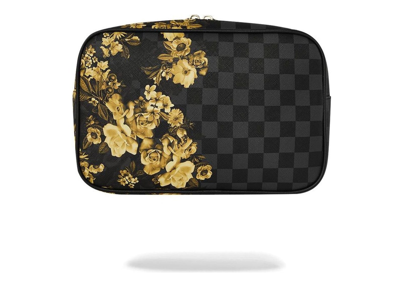 Sprayground Gold Floral Remix Toiletry Brick Multicolor - görsel 3