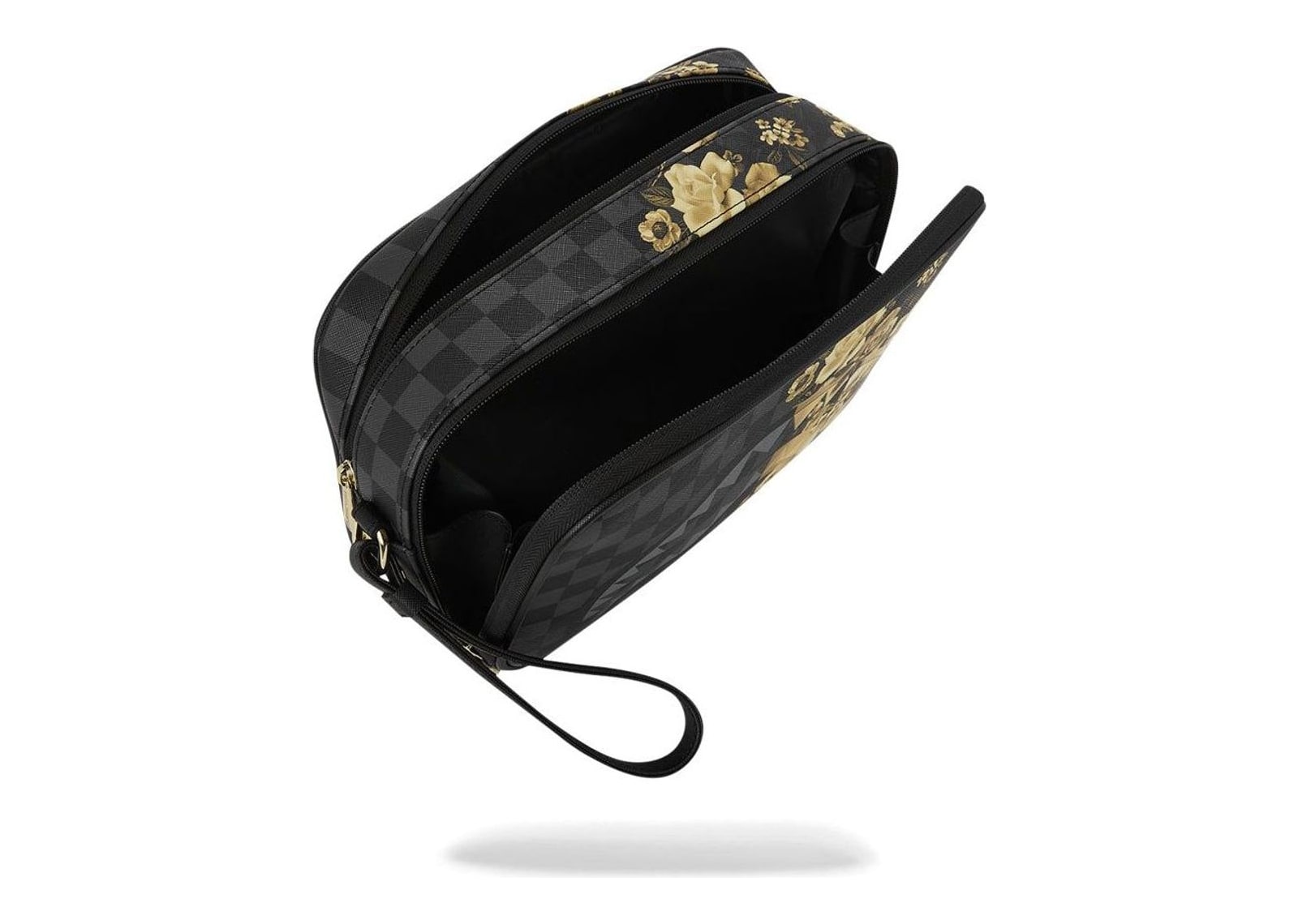 Sprayground Gold Floral Remix Toiletry Brick Multicolor - görsel 4