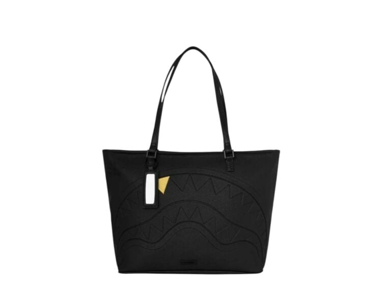 Sprayground Gold Tooth Tote/Shopper Bag Black