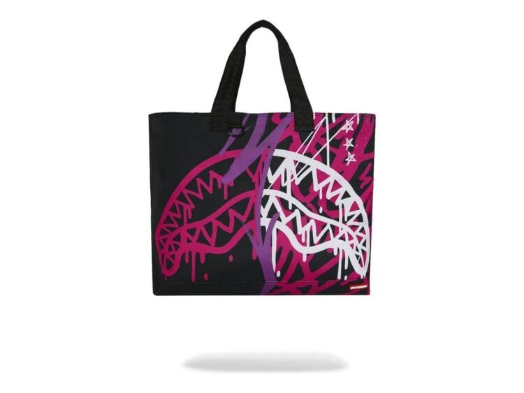 Sprayground Graff Mayhem RMX Beach Tote Multicolor