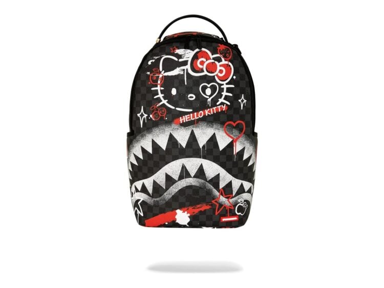 Sprayground Hello Kitty Official Collab Fresh Paint Backpack