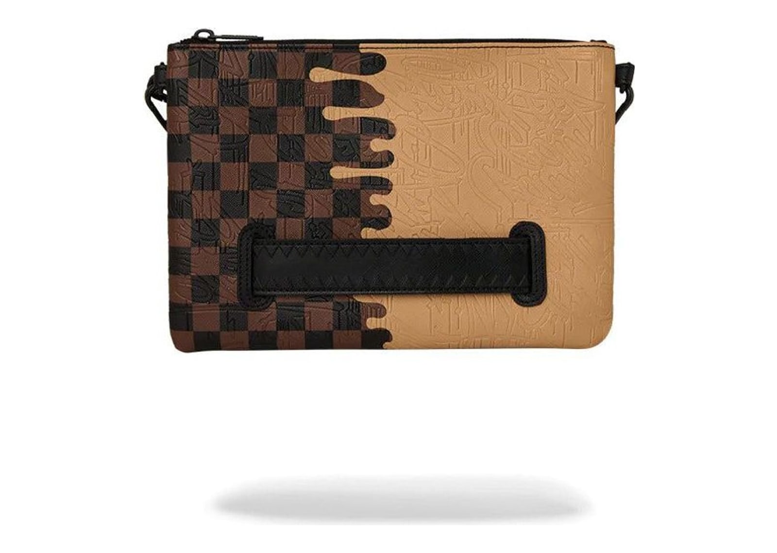 Sprayground Henny Melt Crossover Clutch Beige - görsel 5