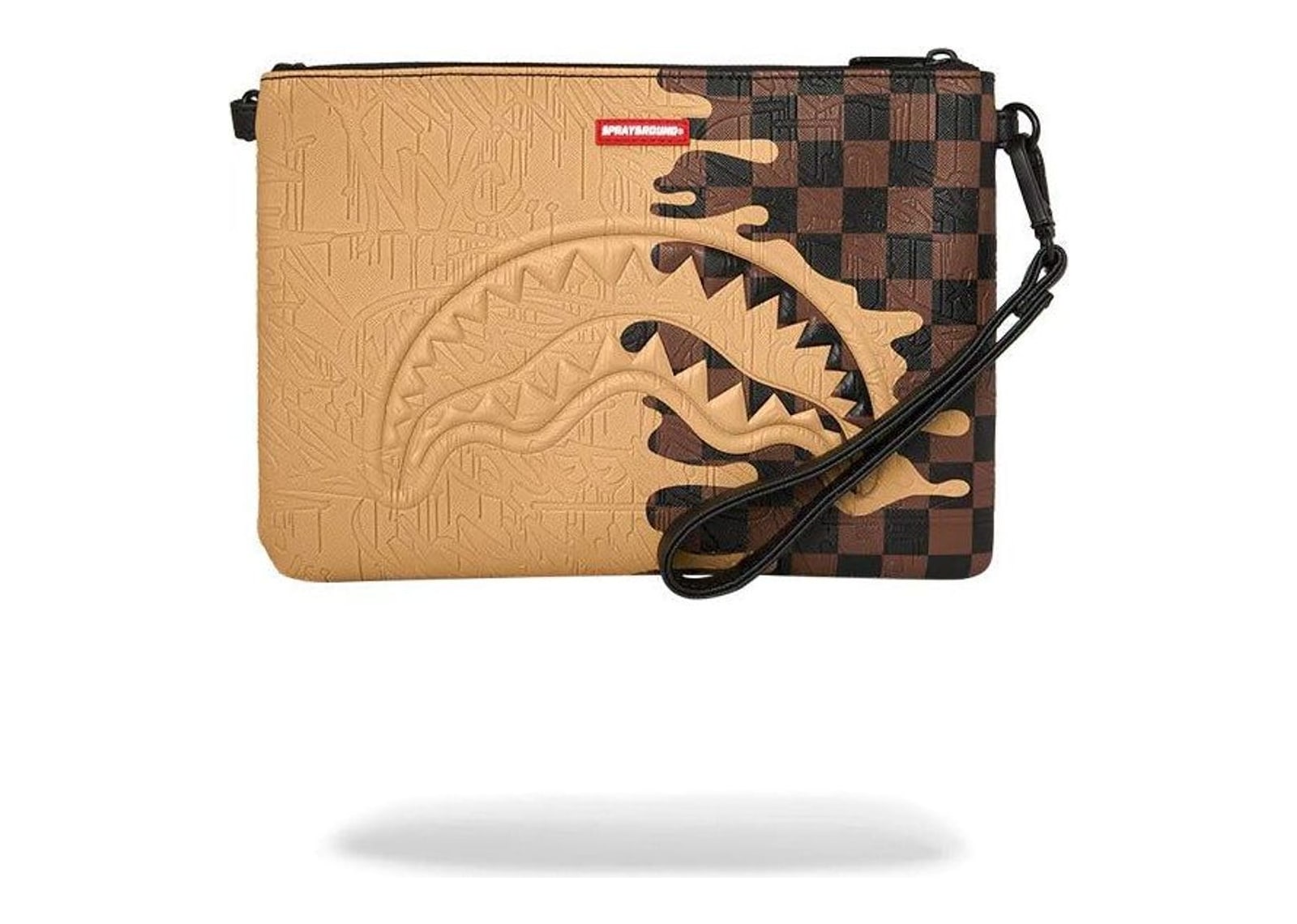 Sprayground Henny Melt Crossover Clutch Beige - görsel 6