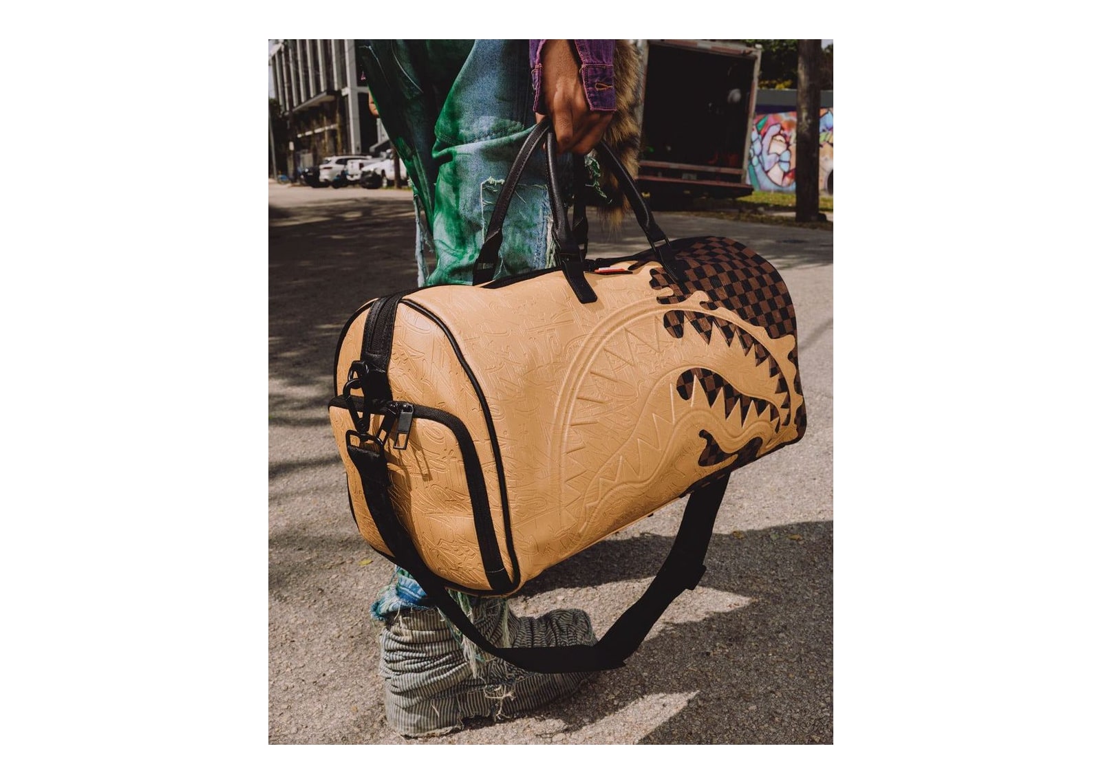 Sprayground Henny Melt Duffle Beige - görsel 2