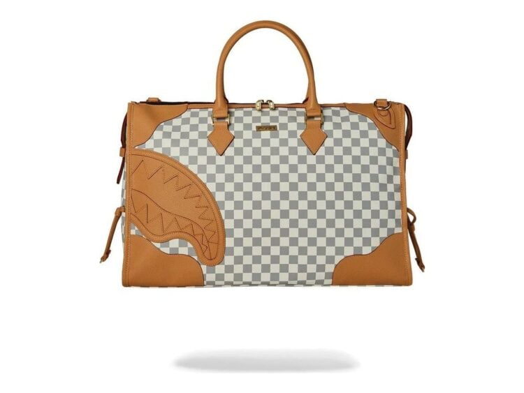 Sprayground Henny Raceway Cream Pyramid Duffle White