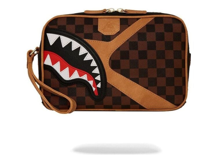 Sprayground Hennyville Toiletry Brick Brown