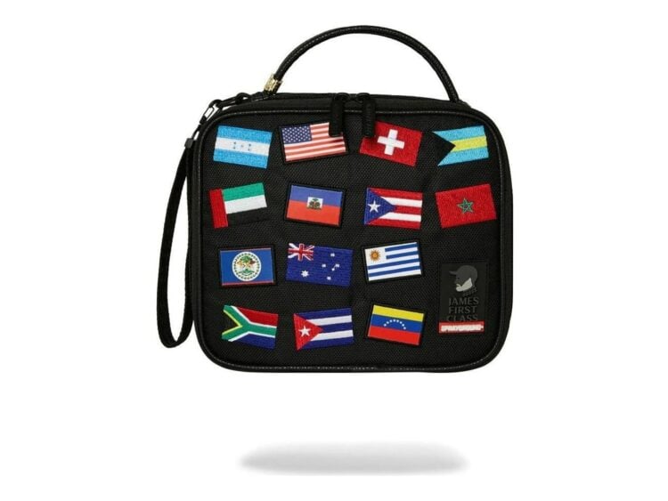 Sprayground James Flags Snackpack Black