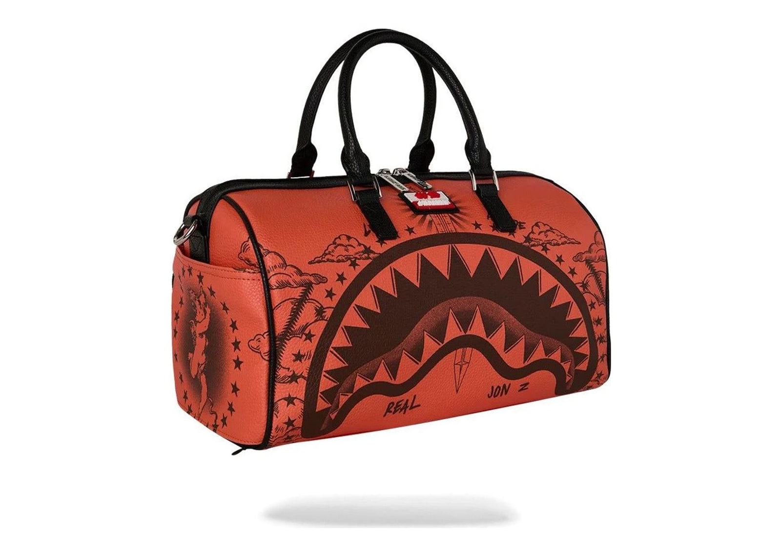 Sprayground Jon Z Tattoos Mini Duffle Orange - görsel 3