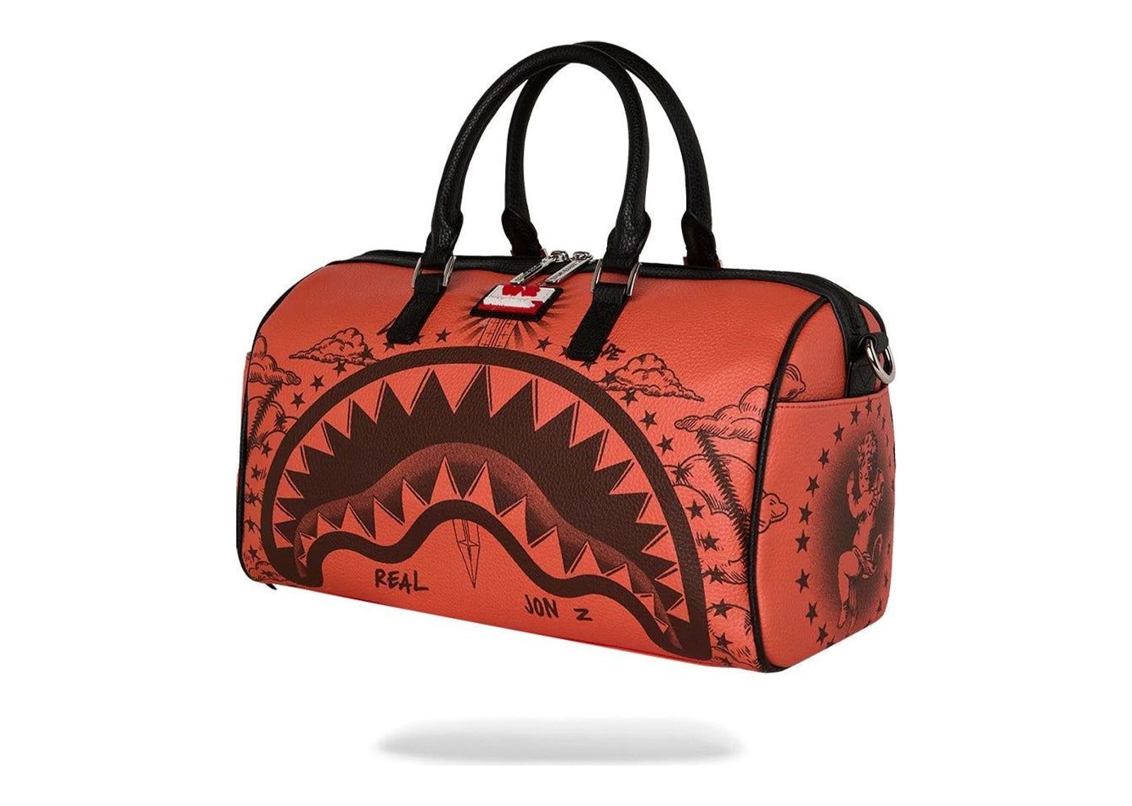 Sprayground Jon Z Tattoos Mini Duffle Orange - görsel 5