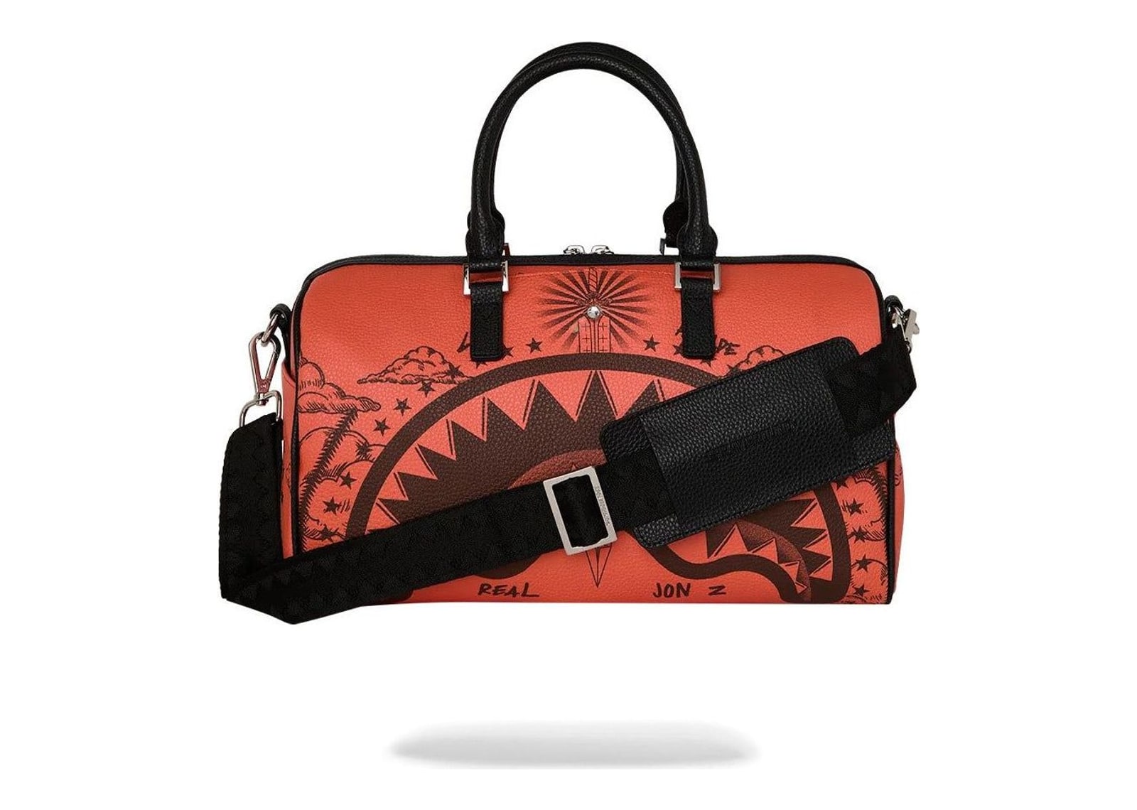 Sprayground Jon Z Tattoos Mini Duffle Orange - görsel 6