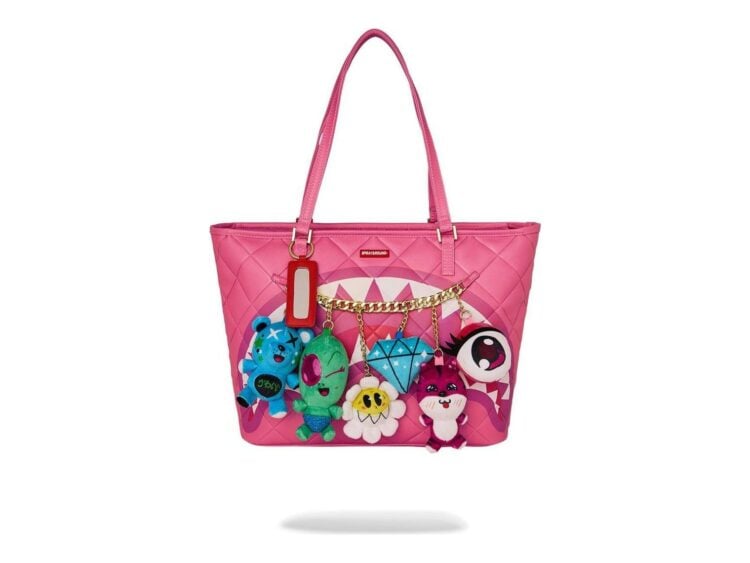 Sprayground Kawaii Dangles (Plush Charms) Tote Multicolor