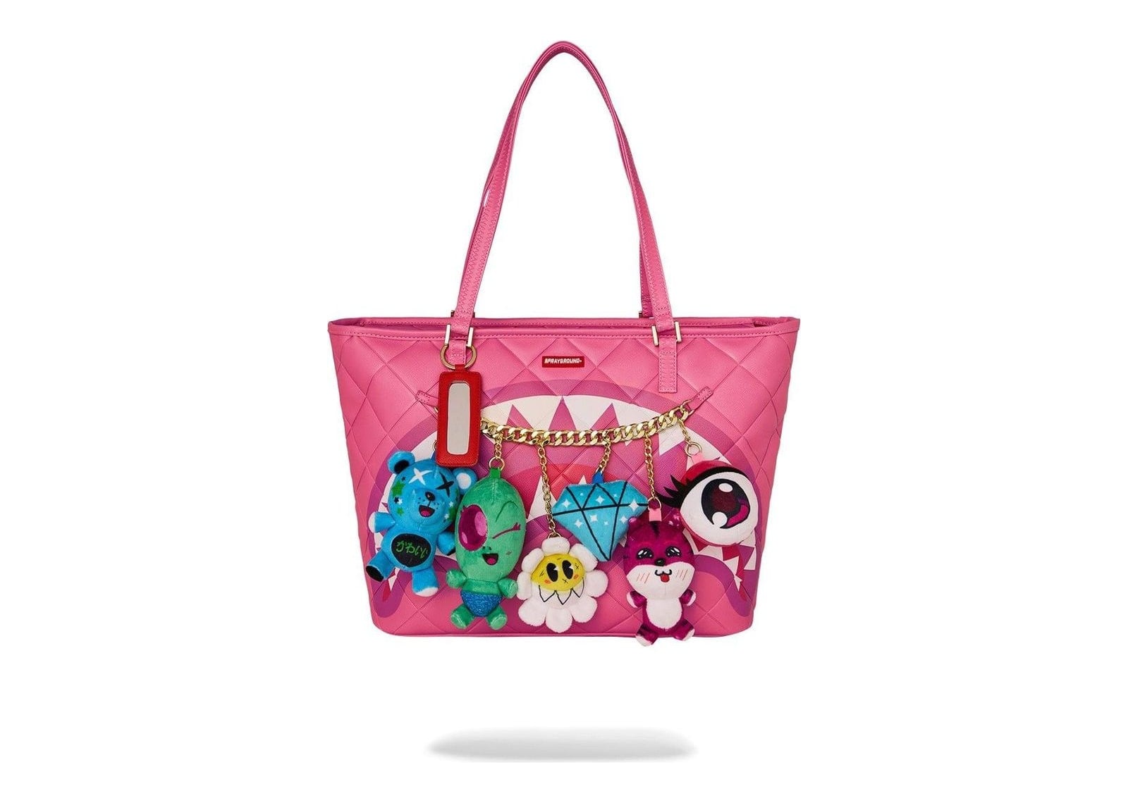 Sprayground Kawaii Dangles (Plush Charms) Tote Multicolor