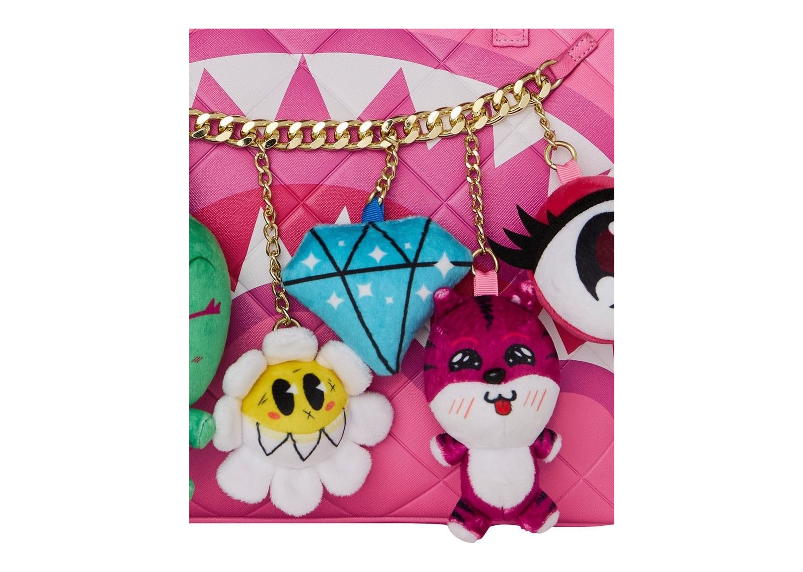 Sprayground Kawaii Dangles (Plush Charms) Tote Multicolor - görsel 5