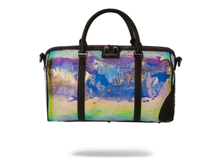Sprayground Magic City Mini Duffle Silver