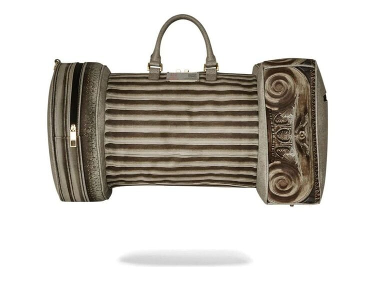 Sprayground Met Column Duffle Beige