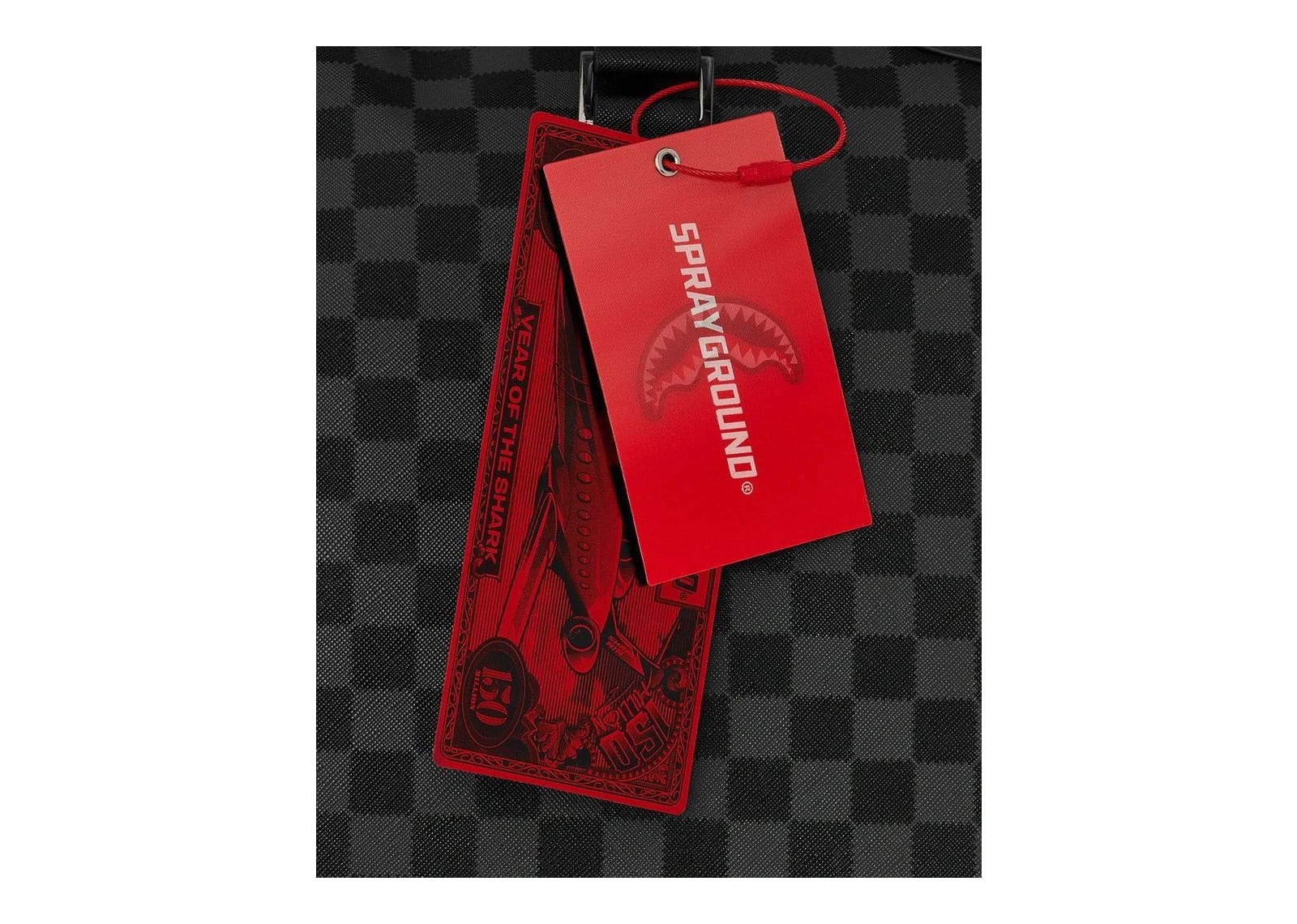 Sprayground Midnight Chateau Pyramid Duffle Black - görsel 13