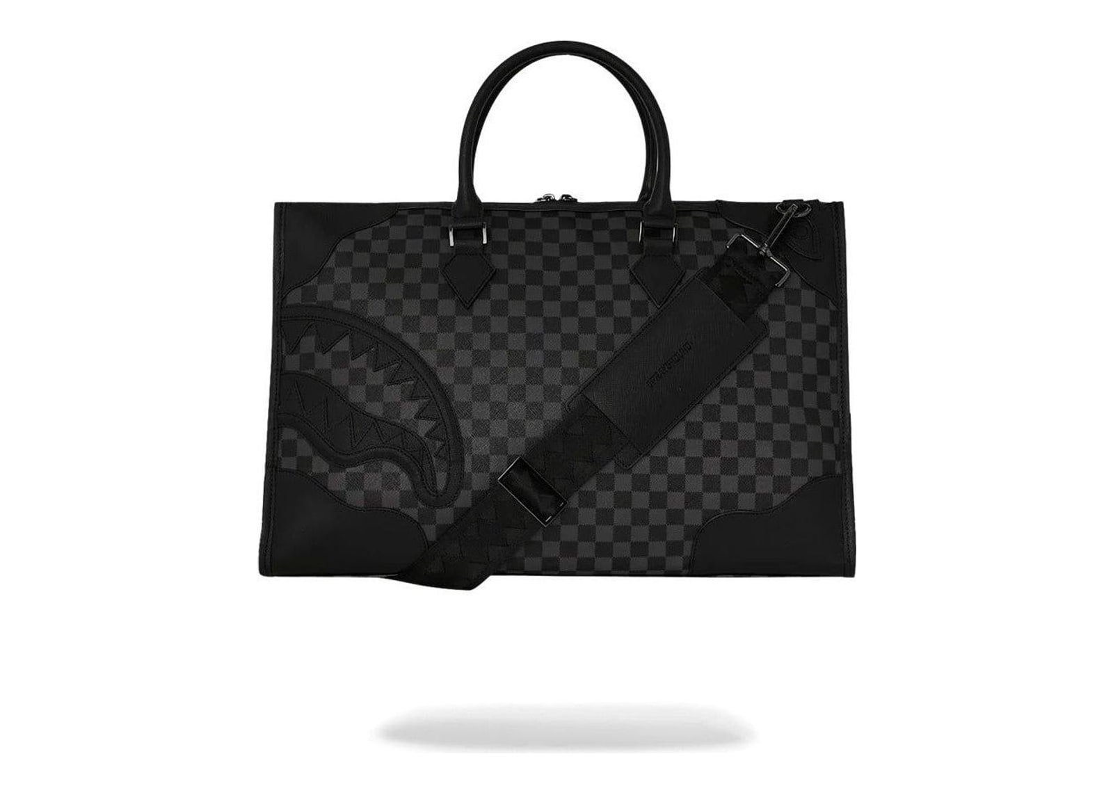 Sprayground Midnight Chateau Pyramid Duffle Black - görsel 7