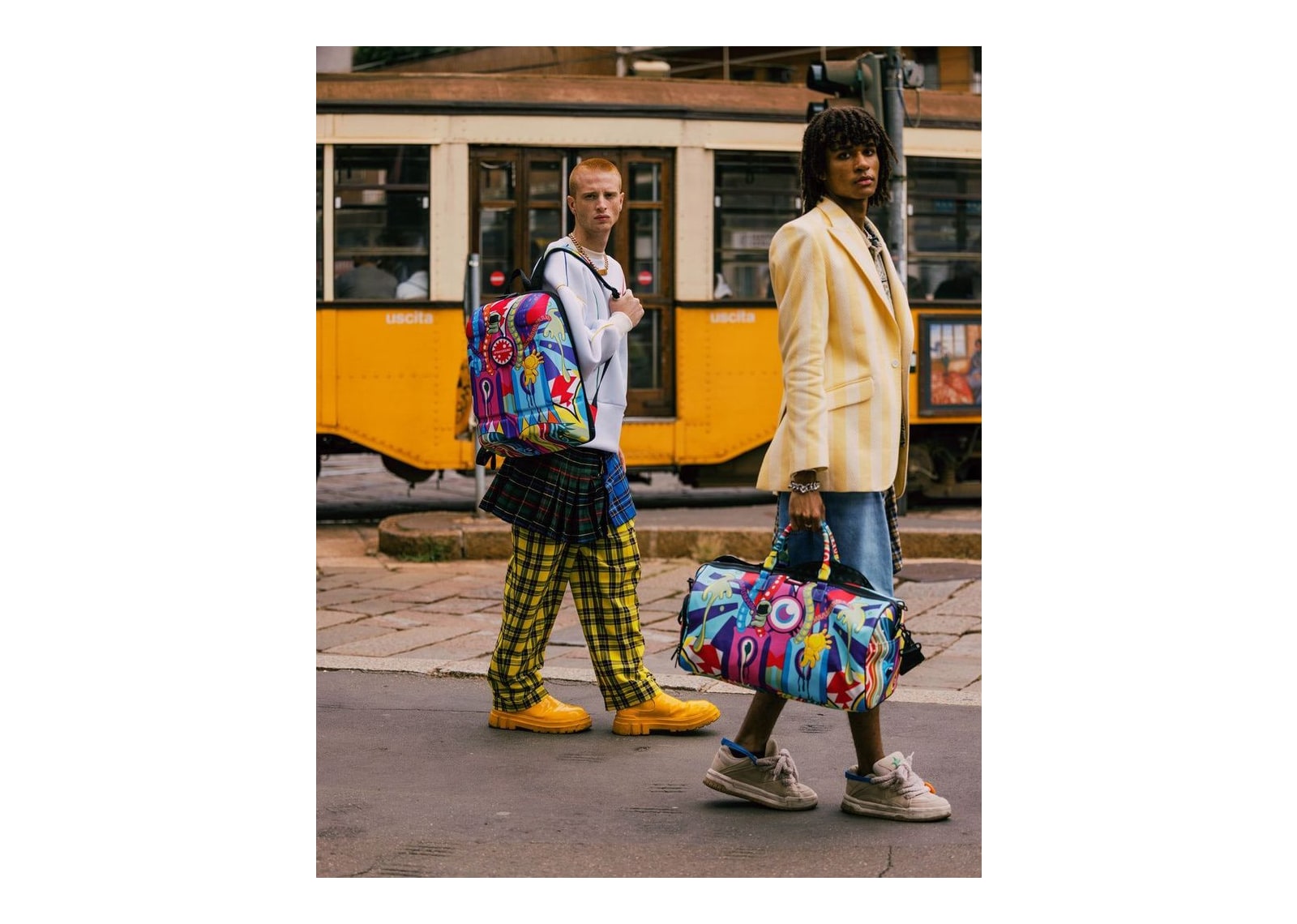 Sprayground Mindtrip Jetpack Duffle Green - görsel 13