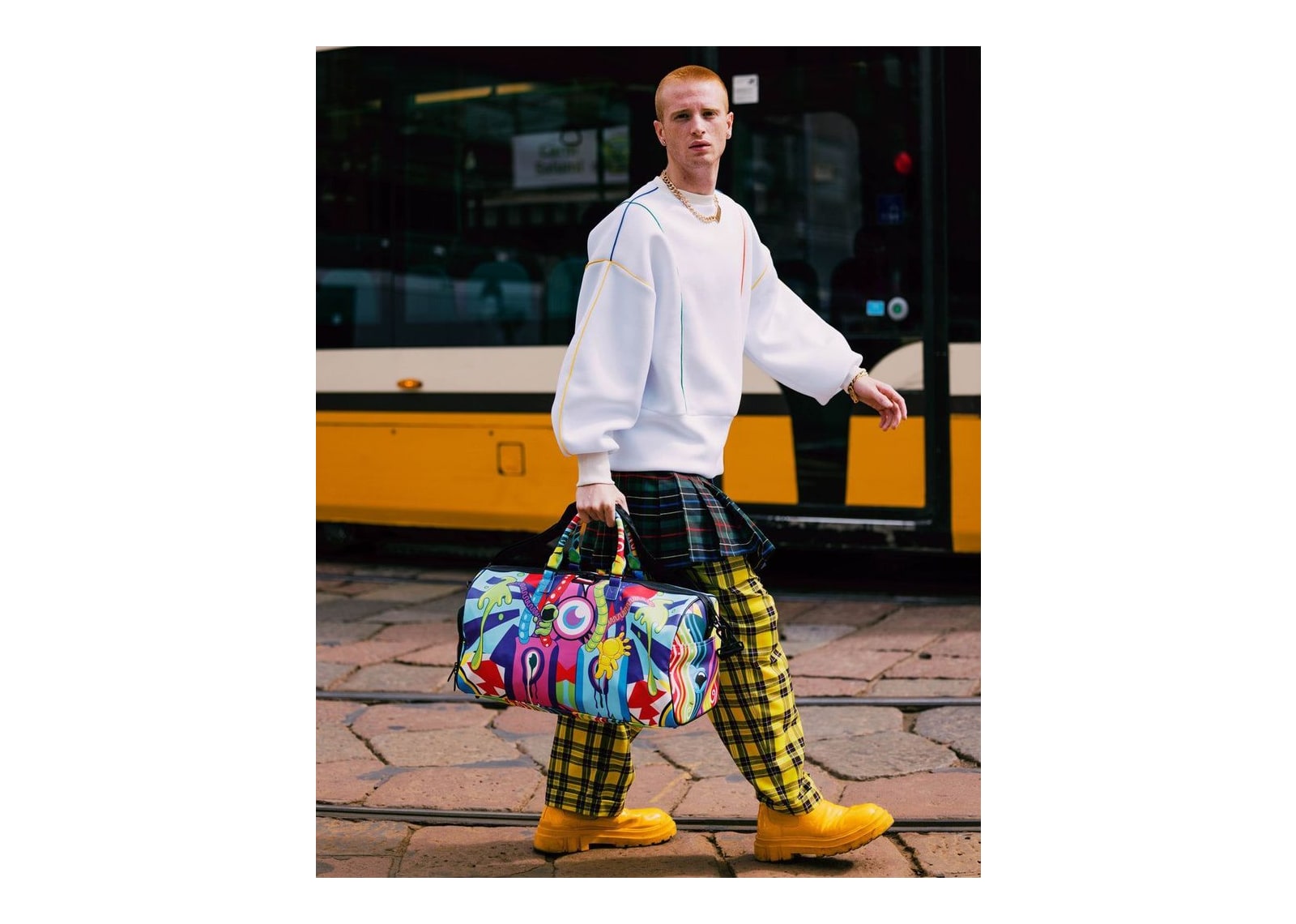 Sprayground Mindtrip Jetpack Duffle Green - görsel 4