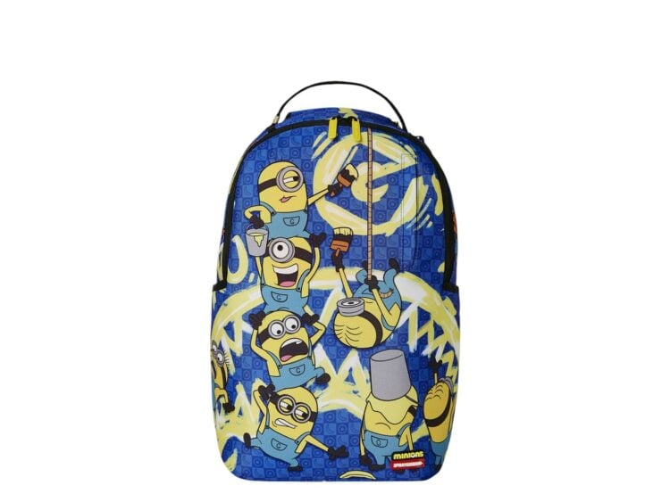 Sprayground Minion Banana Mayhem DLXR Backpack Multicolor