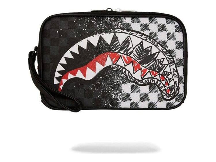 Sprayground Mix And Match Scribble Toiletry Brick Black