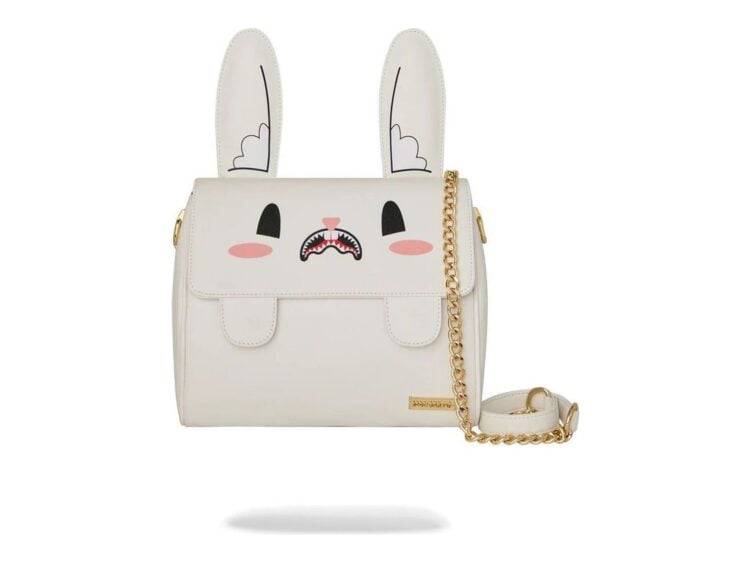 Sprayground Money Bunny Sling White