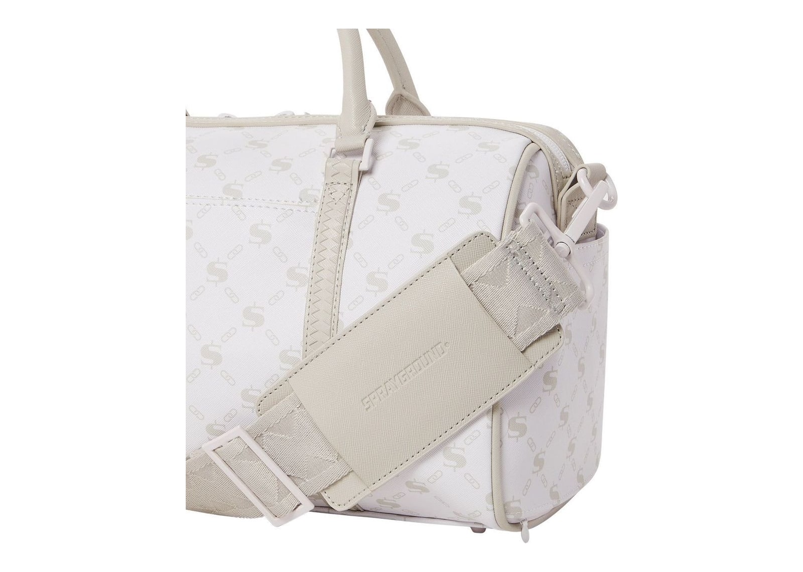Sprayground Monogram Powder Mini Duffle White - görsel 7