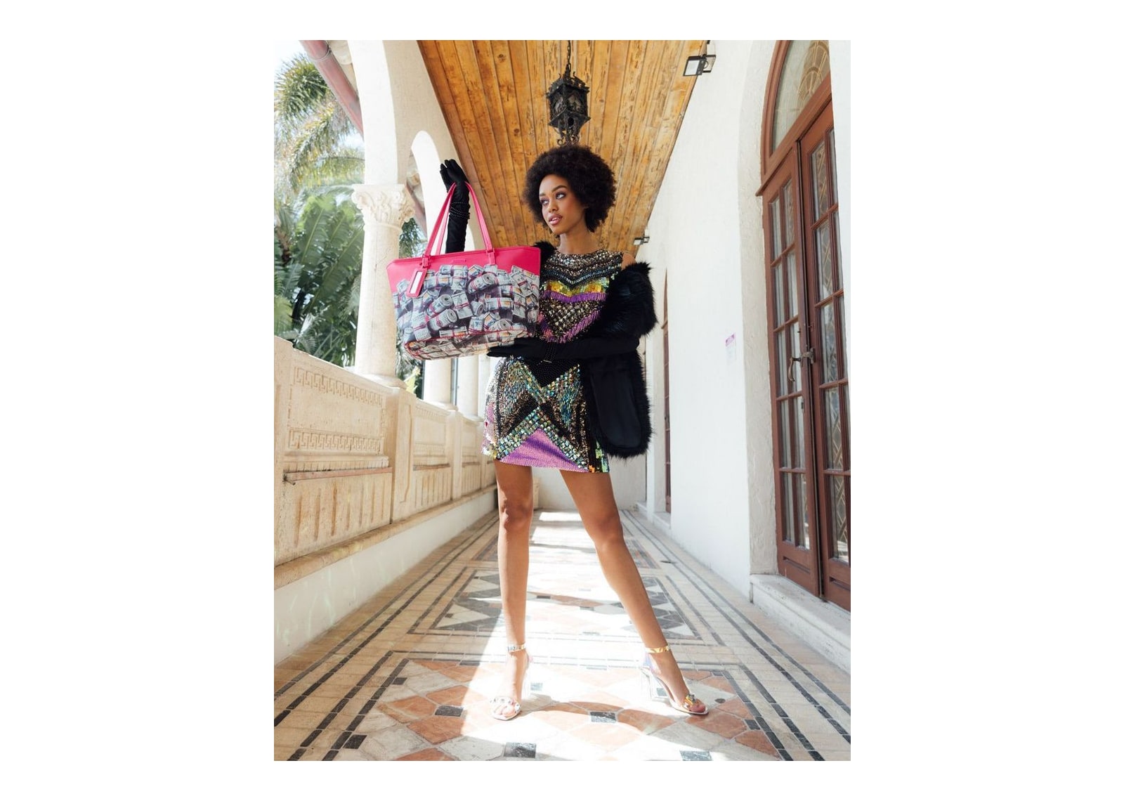 Sprayground New Money Tote Multicolor - görsel 2