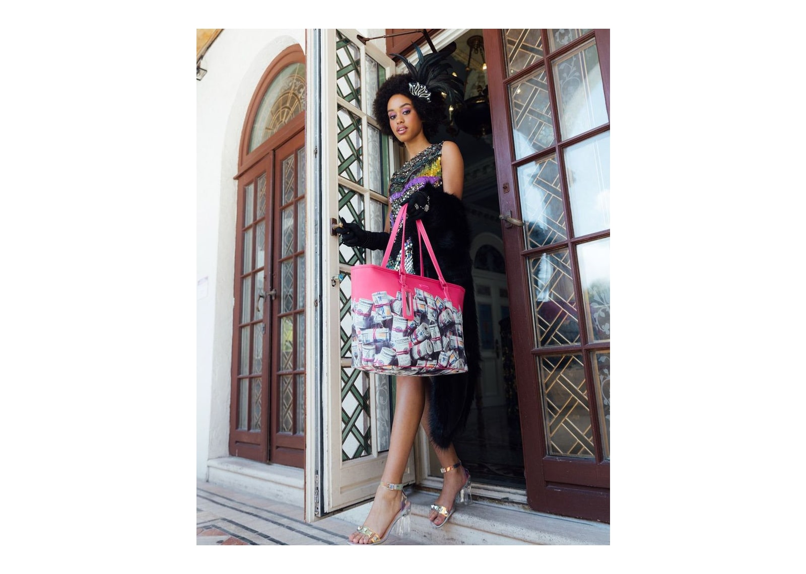 Sprayground New Money Tote Multicolor - görsel 5