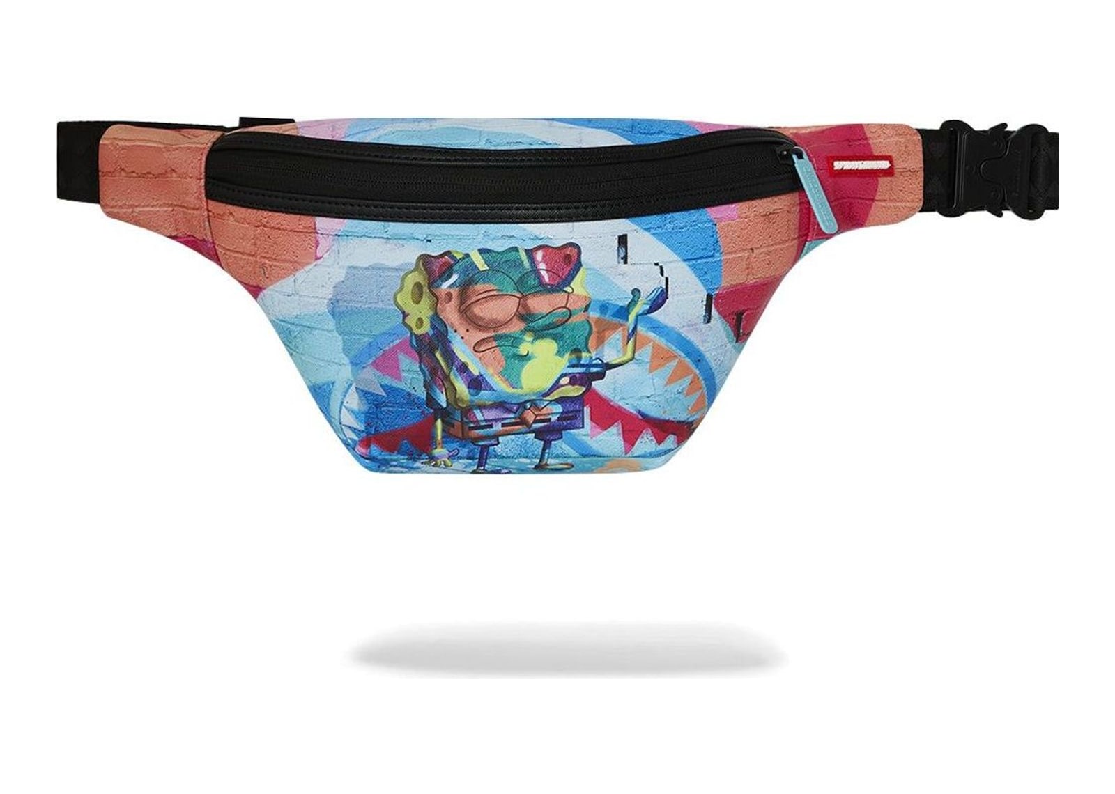 Sprayground Painted Spongebob Savvy Crossbody Multicolor