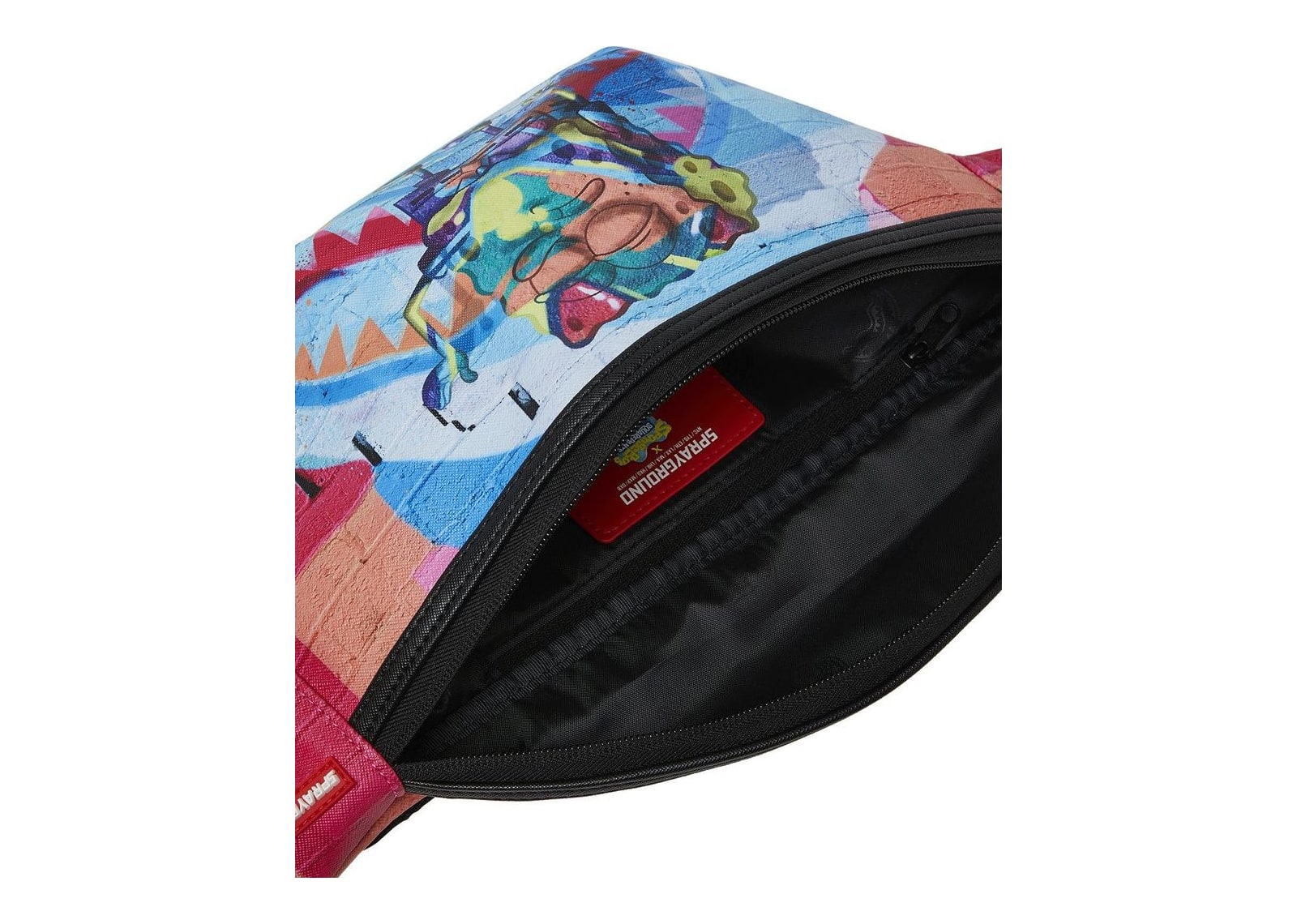 Sprayground Painted Spongebob Savvy Crossbody Multicolor - görsel 4