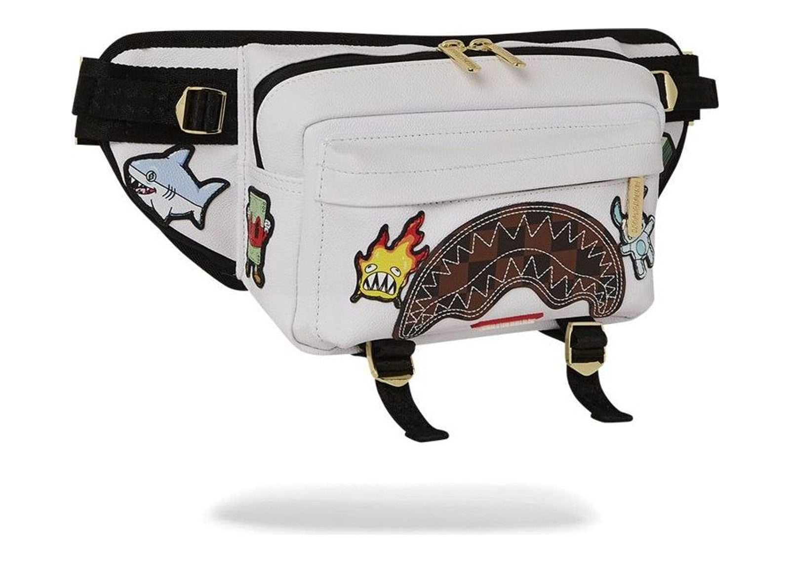 Sprayground Paris Patch Crossbody Cargo White - görsel 2