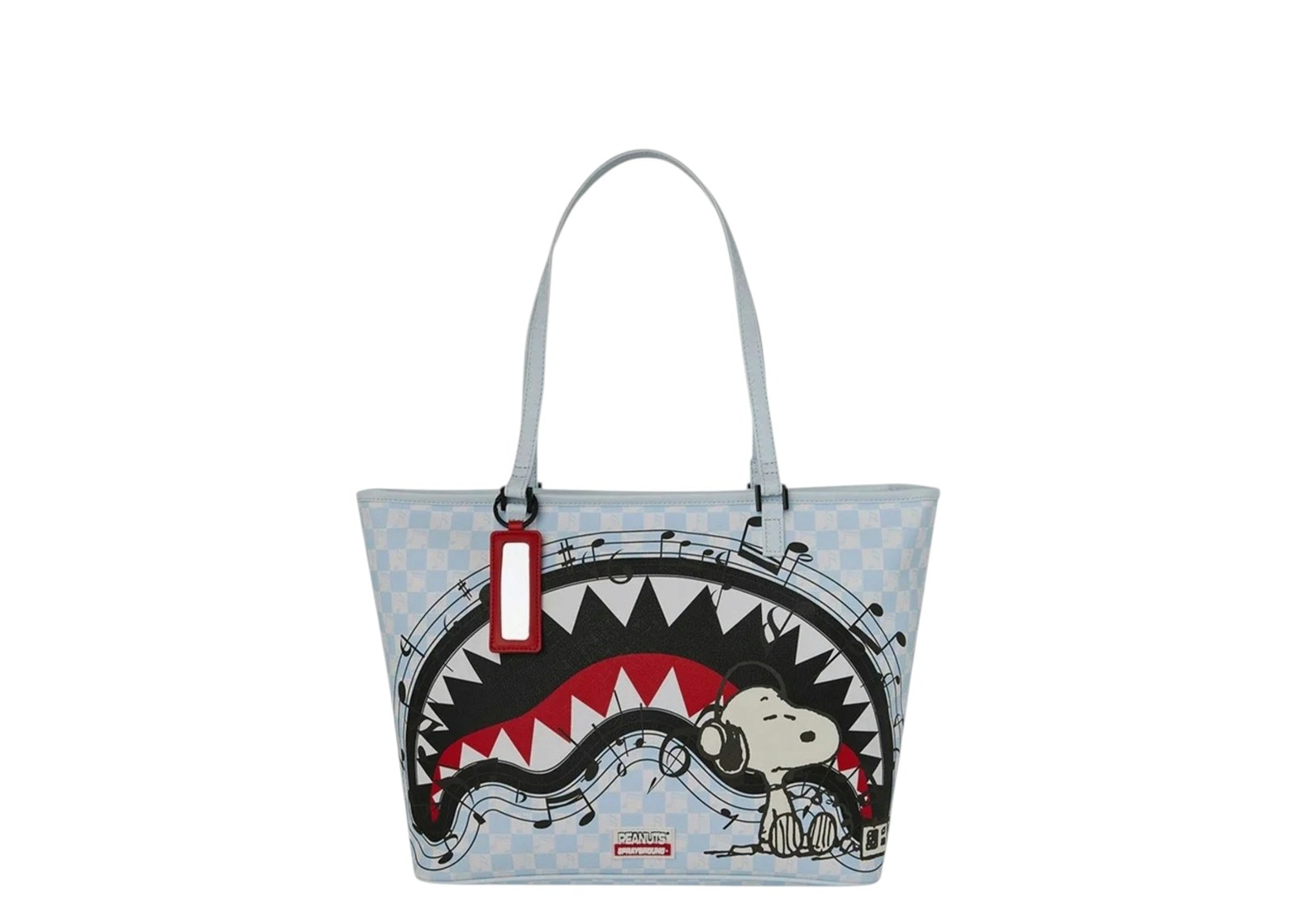 Sprayground Peanuts Snoopy Jams Tote Sky Blue/Black