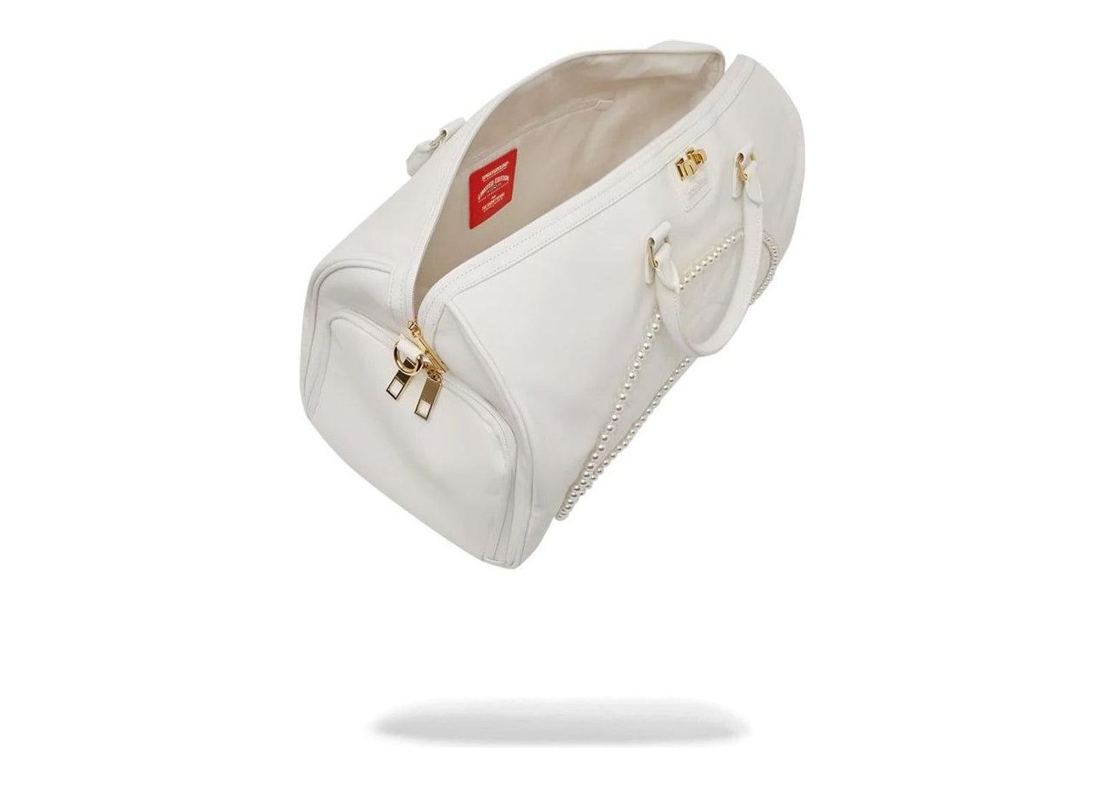 Sprayground Pearl Sharkmouth Duffle White - görsel 10