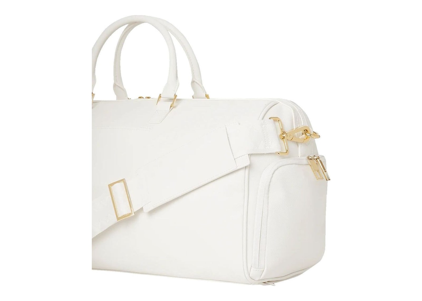 Sprayground Pearl Sharkmouth Duffle White - görsel 7