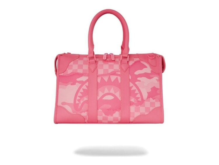 Sprayground Pink 3AM Riptide Mini Pyramid Duffle Pink