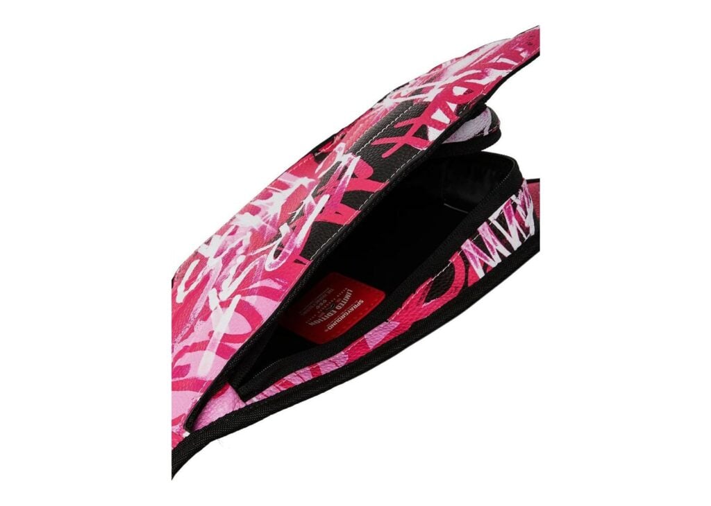 Sprayground Pink Graff City Winged Crossbody Multicolor - SPR