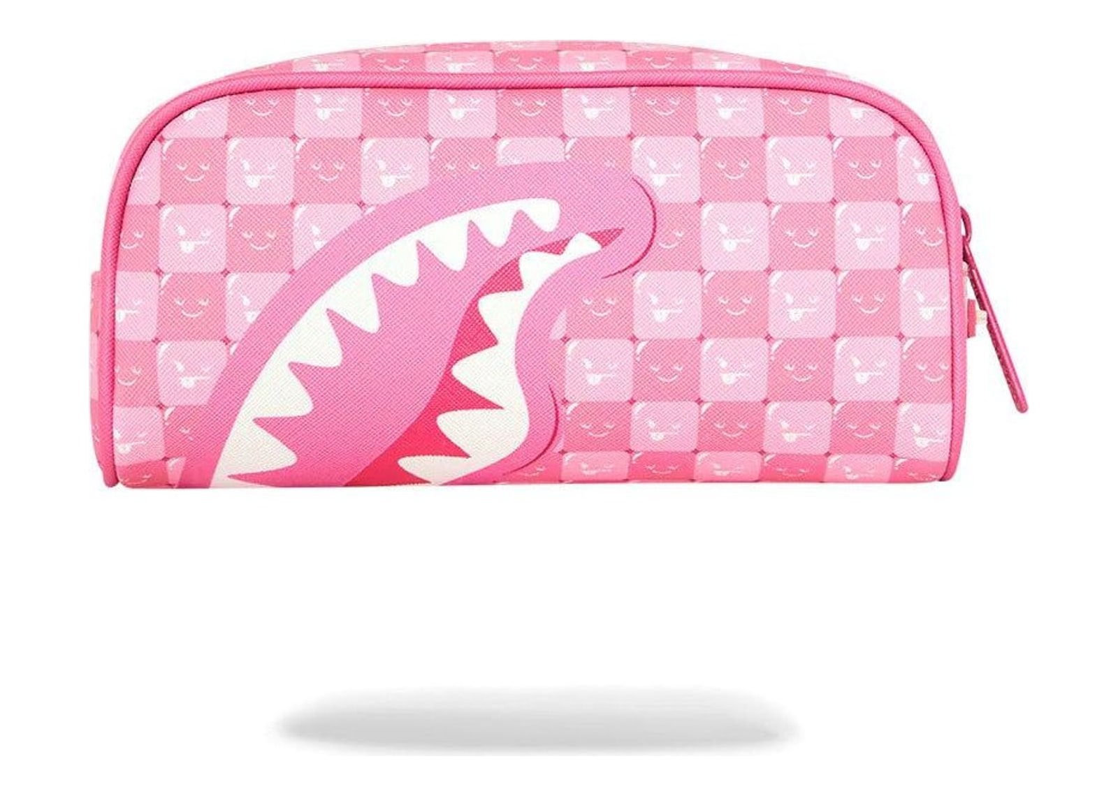 Sprayground Pink New Check Faces Pouch Pink