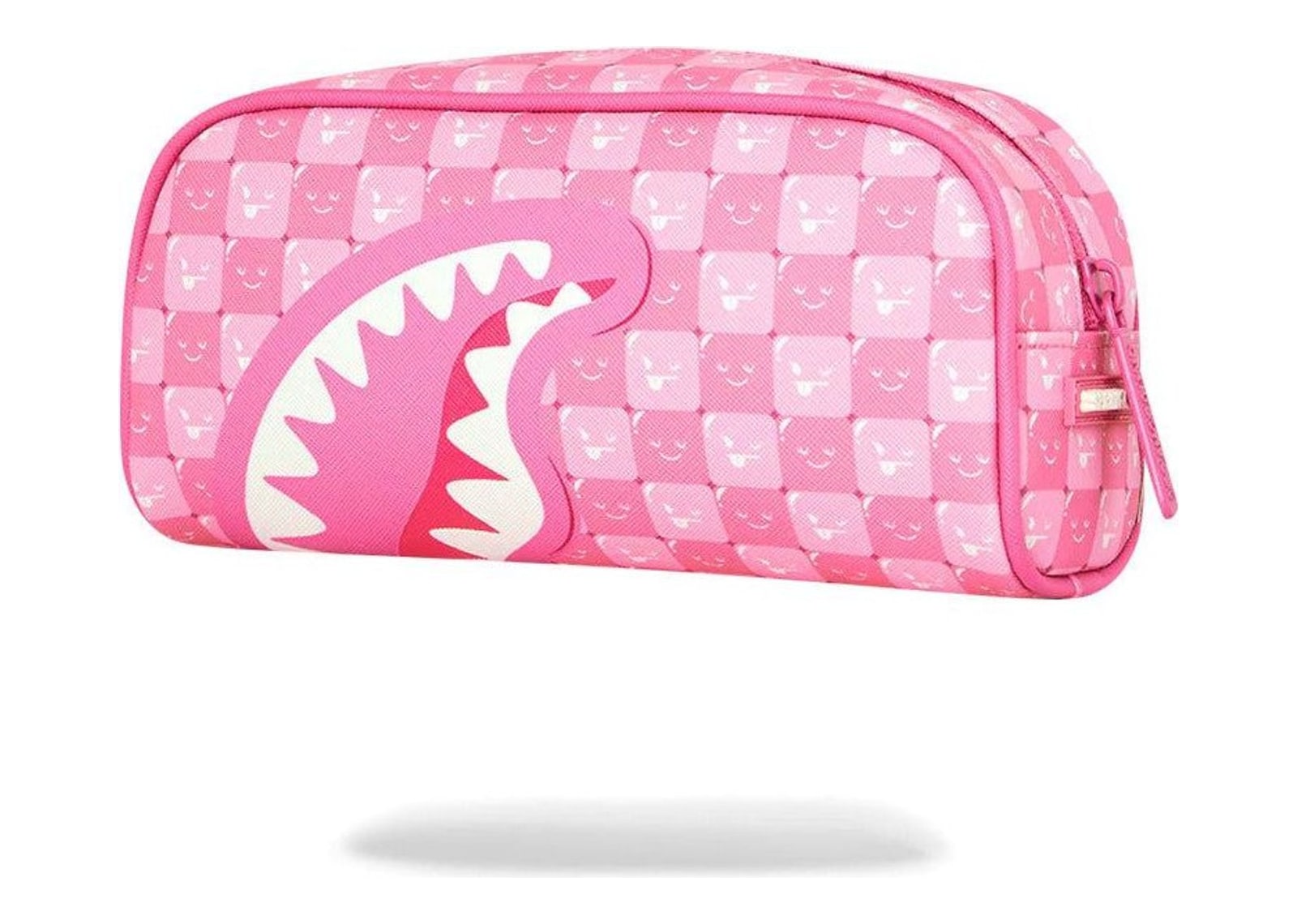 Sprayground Pink New Check Faces Pouch Pink - görsel 3