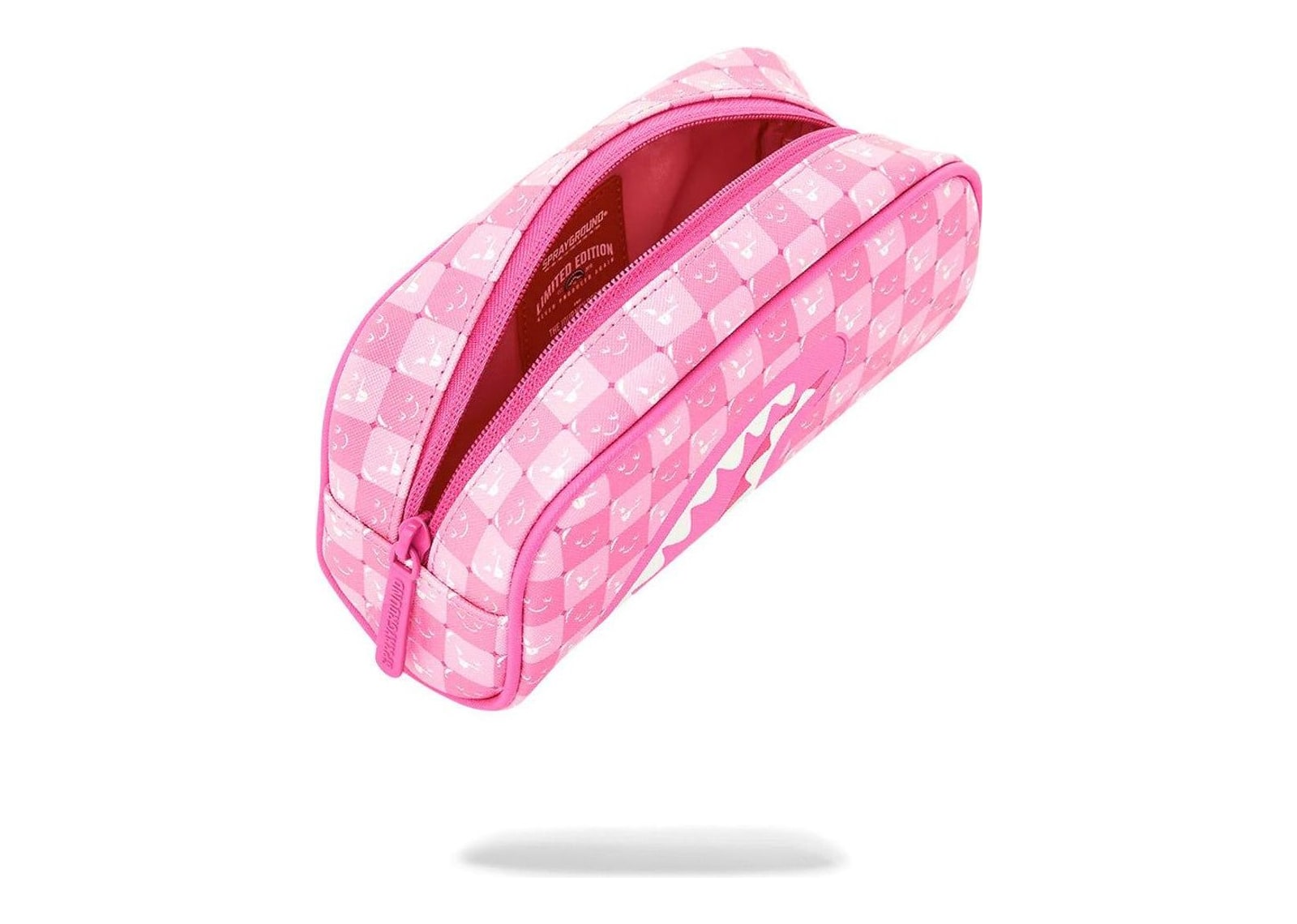 Sprayground Pink New Check Faces Pouch Pink - görsel 5