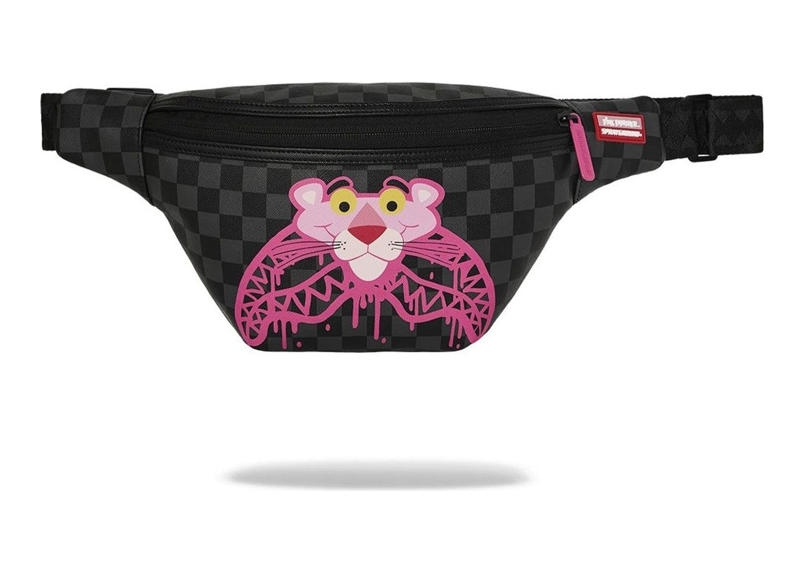 Sprayground Pink Panther Drippy Diamonds Savvy Crossbody Multicolor