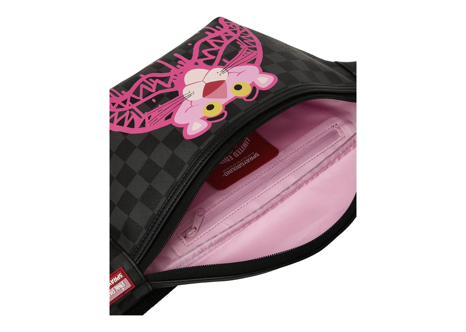 Sprayground Pink Panther Drippy Diamonds Savvy Crossbody Multicolor - görsel 4