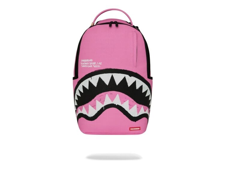 Sprayground Pink Shark Central Palace Backpack