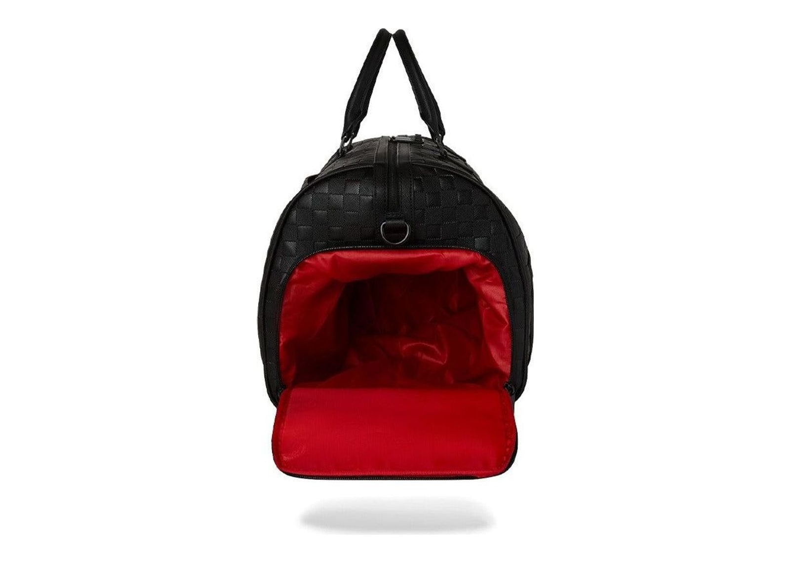 Sprayground Raised Check Duffle Black - görsel 7