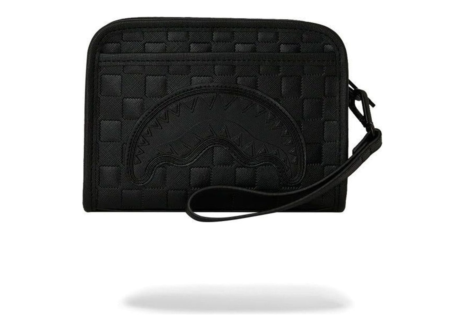 Sprayground Raised Check Handbag Black - görsel 5